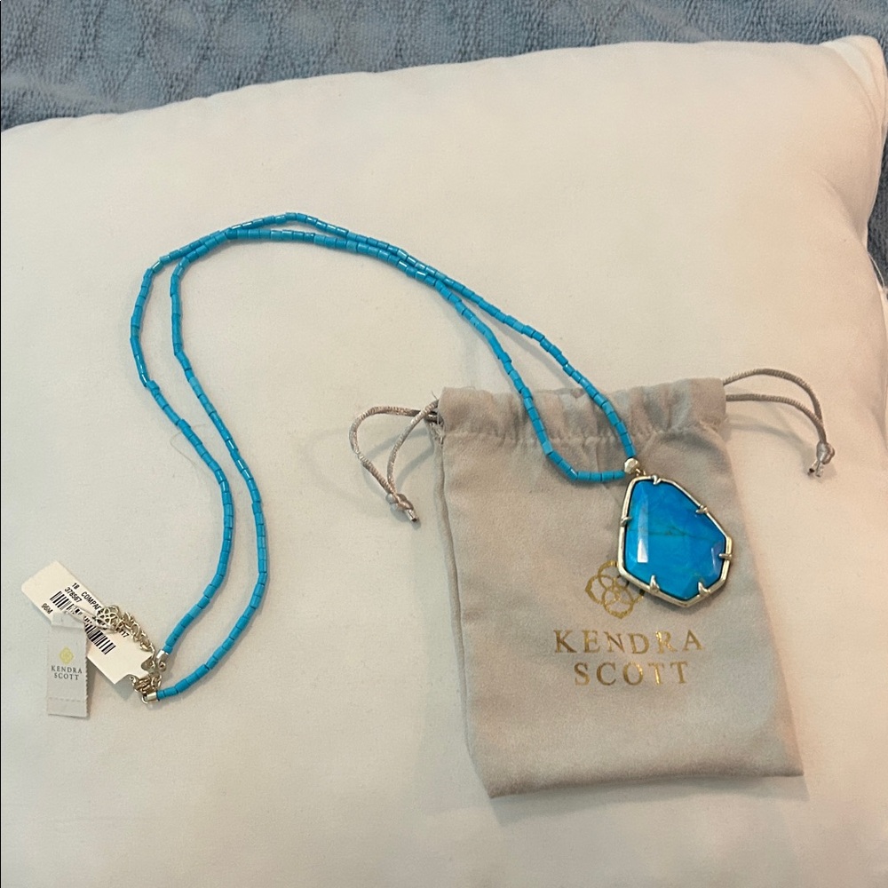 Kendra Scott Blue Statement Necklace